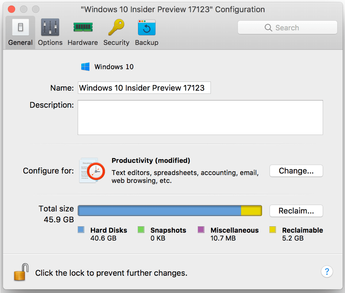 Parallels Desktop optimieren