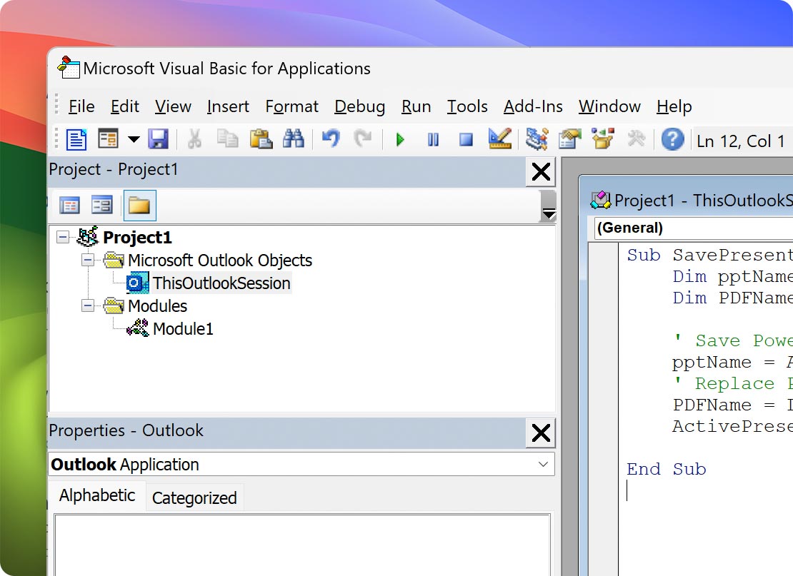 Run Visual Basic Scripts