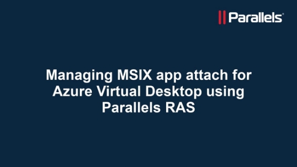 MSIX app attach delivery for Azure Virtual Desktop